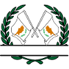 Flags cyprus laurel wreath banner