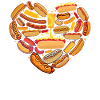 Hot Dog Adult Heart