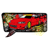 Red car bubble