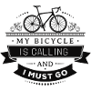 My Bicycle Is Calling Motiv