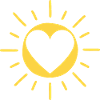 Verliebte Sonne
