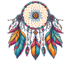Attrape-rêves amérindien
