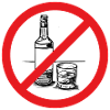Alcohol prohibited!