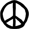 Peace-Zeichen / Simpel