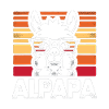 Retro Alpaca with Glasses