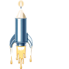 WAX Launch Repeat – Witziges Raketen-Kerzen-Design