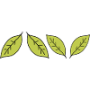 four leaves leaf icon