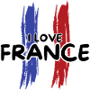 France flag blue white red