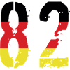 Maillot 82 Numéro Allemagne