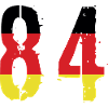 84 Number Germany Jersey