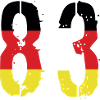 Maillot 83 Numéro Allemagne