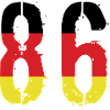 86 Number Germany Jersey
