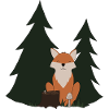 Fuchs im Wald