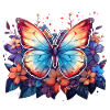 Butterfly, Flowers, Spring, Nature