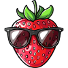 Strawberry Sunglasses Summer