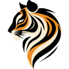 Modern Tiger Portrait