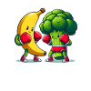 Banana vs Broccoli Boxing Match