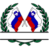 Flags Slovenia laurel wreath banner