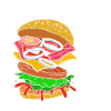 Cheeseburger Anatomie