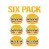 Cheeseburger Six Pack