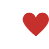 Letter l red heart