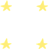 Four Star Symbol Shape Yellow
