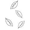 four leaves leaf icon