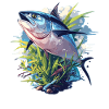 Tuna Thunfische Thunfisch