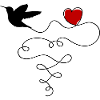 Hummingbird Travel Heart