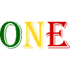one