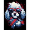 Cool Poodle with Sunglasses