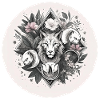 Lion crest animal