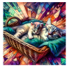 cat basket of contentment