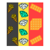 Belgium Fries Diamonds Waffles