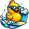 Surf's Up Ducky