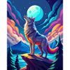 heulender Wolf
