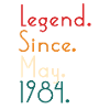 Legend Since May 1984