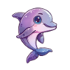 Playful Smiling Dolphin
