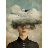 Poster Retro Surreal Face 3