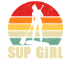 Sup Girl Sunset Paddle