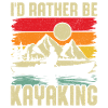 Kayaking Sunset Mountain Scene