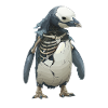 Penguin Skeleton Halloween Penguin