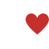 Red Heart Letter T