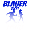 Blauer Sucht Frau