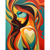 A beautiful abstract portrait