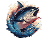Tuna Thunfische Thunfisch