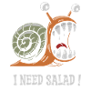 snail, I need salad!