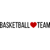 Basketball Team Heart