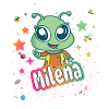MILENA - Bellissimo nome da ragazza con alieno carino