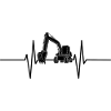 Heartbeat with excavator